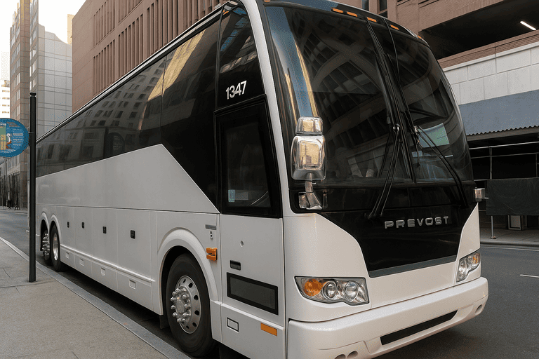 56 passenger charter bus