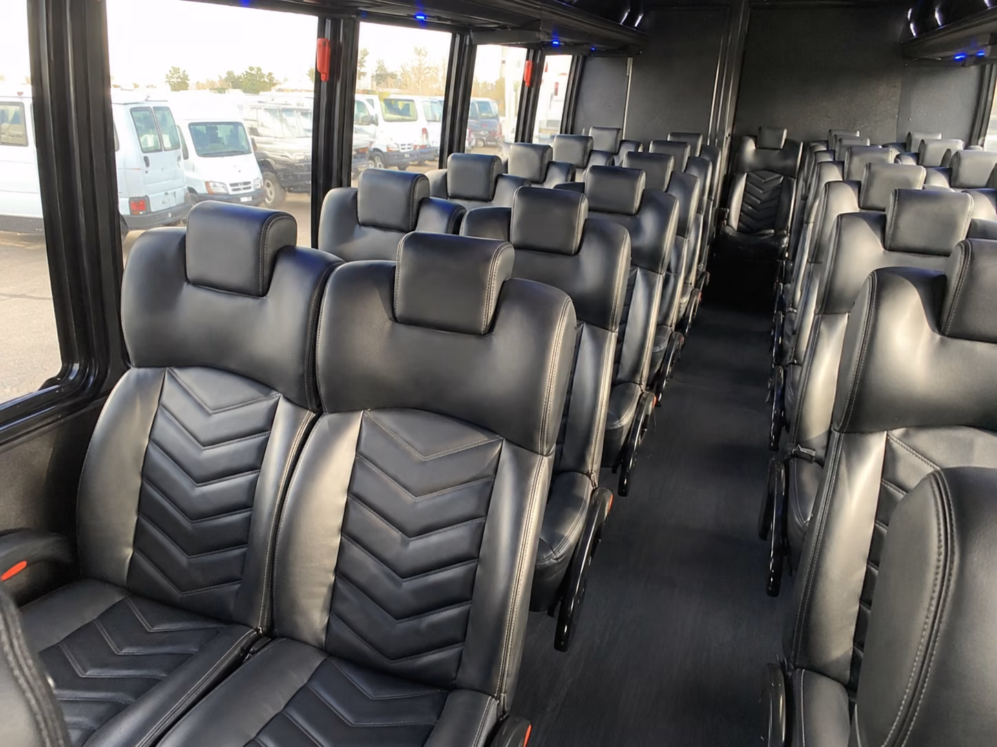 fort myers 15 passenger minibus interior
