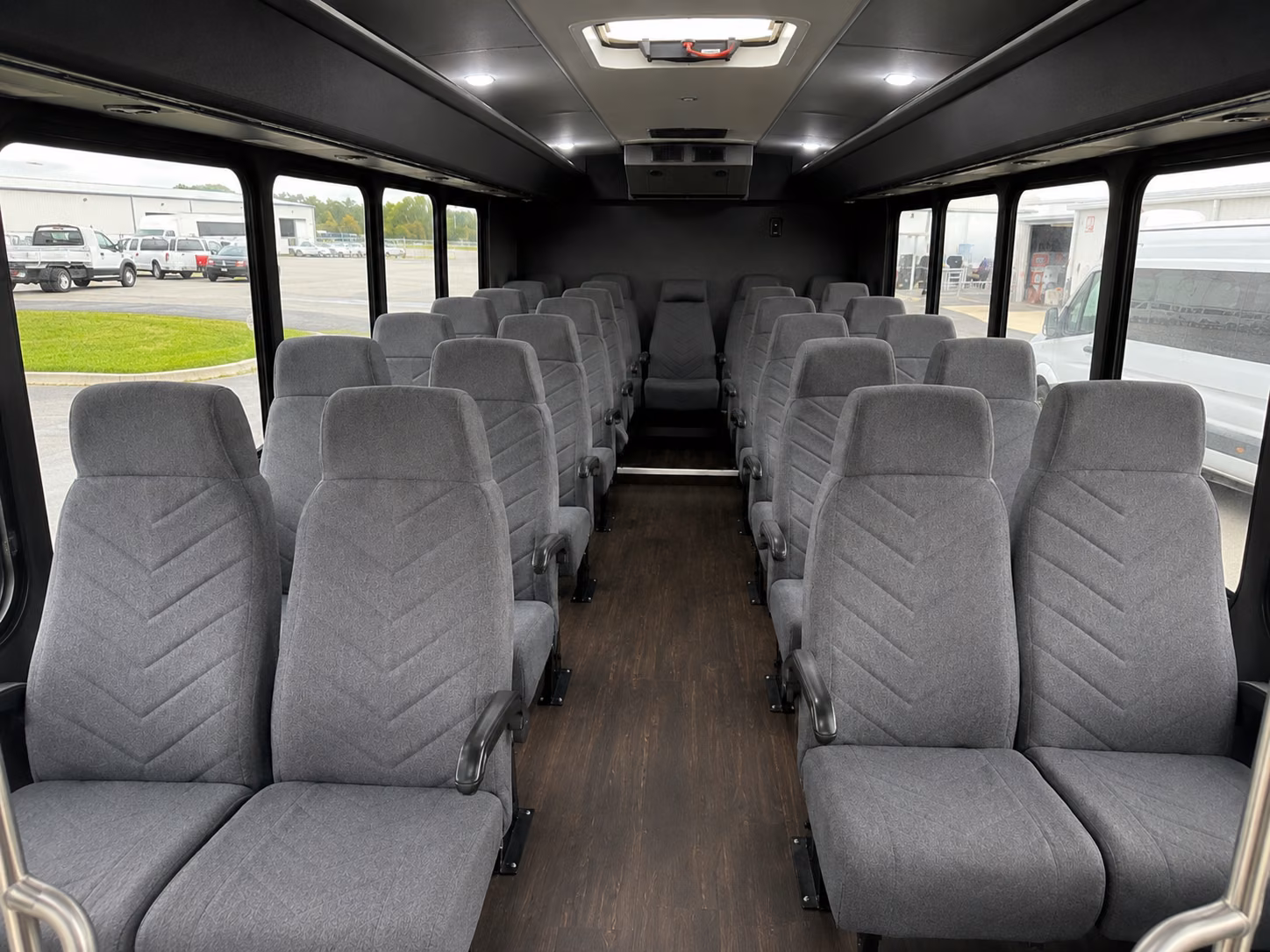 fort myers 18 passenger minibus interior