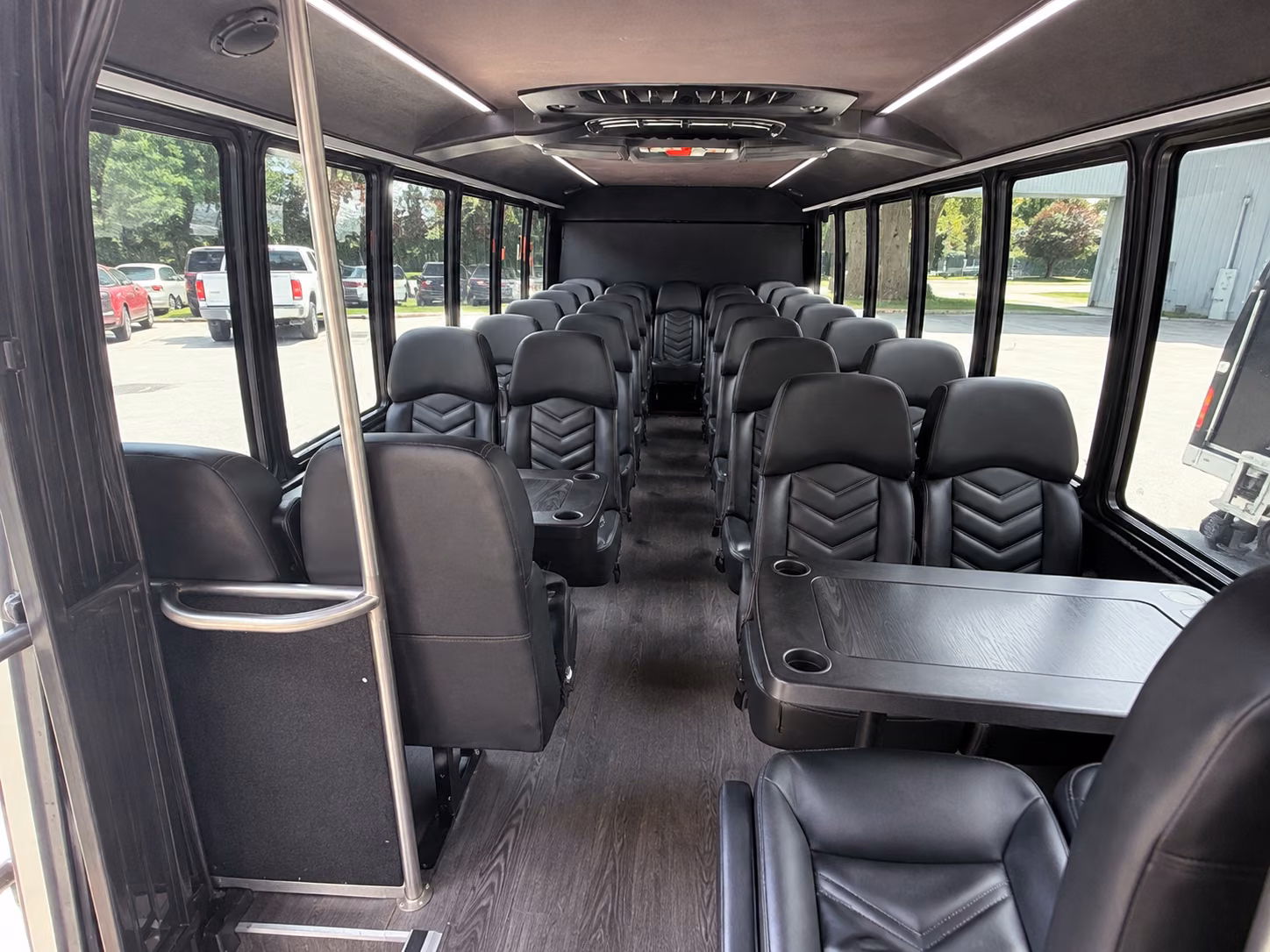 fort myers 20 passenger minibus inside