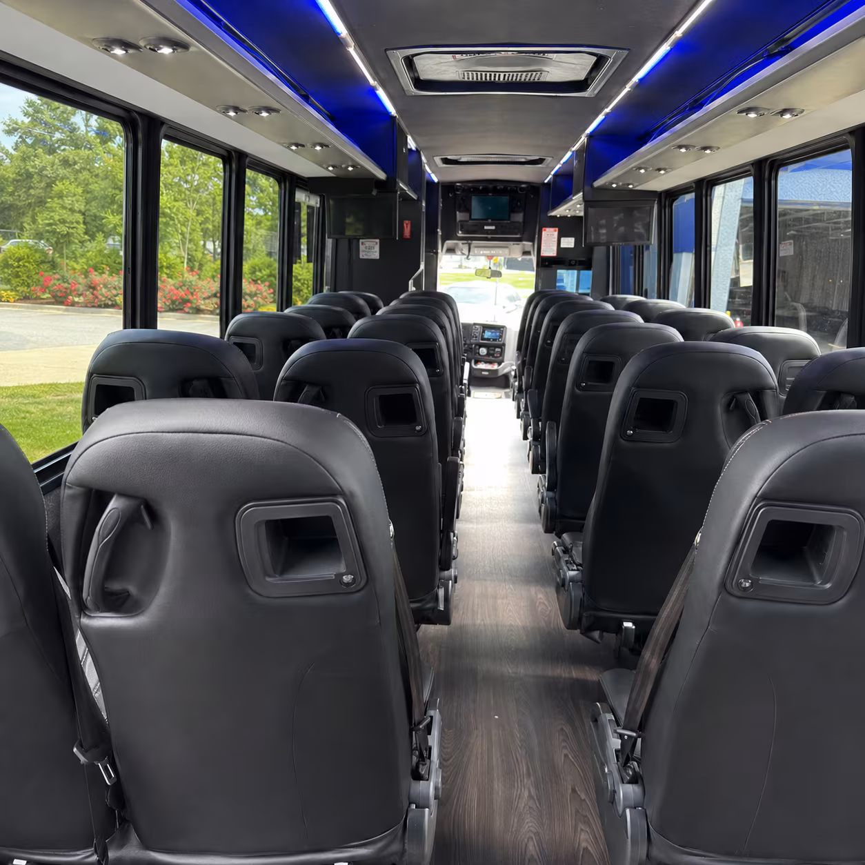 fort myers 25 passenger minibus interior
