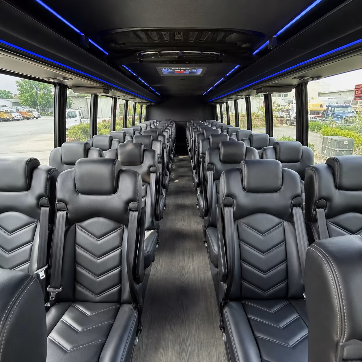 fort myers 30 passenger minibus interior