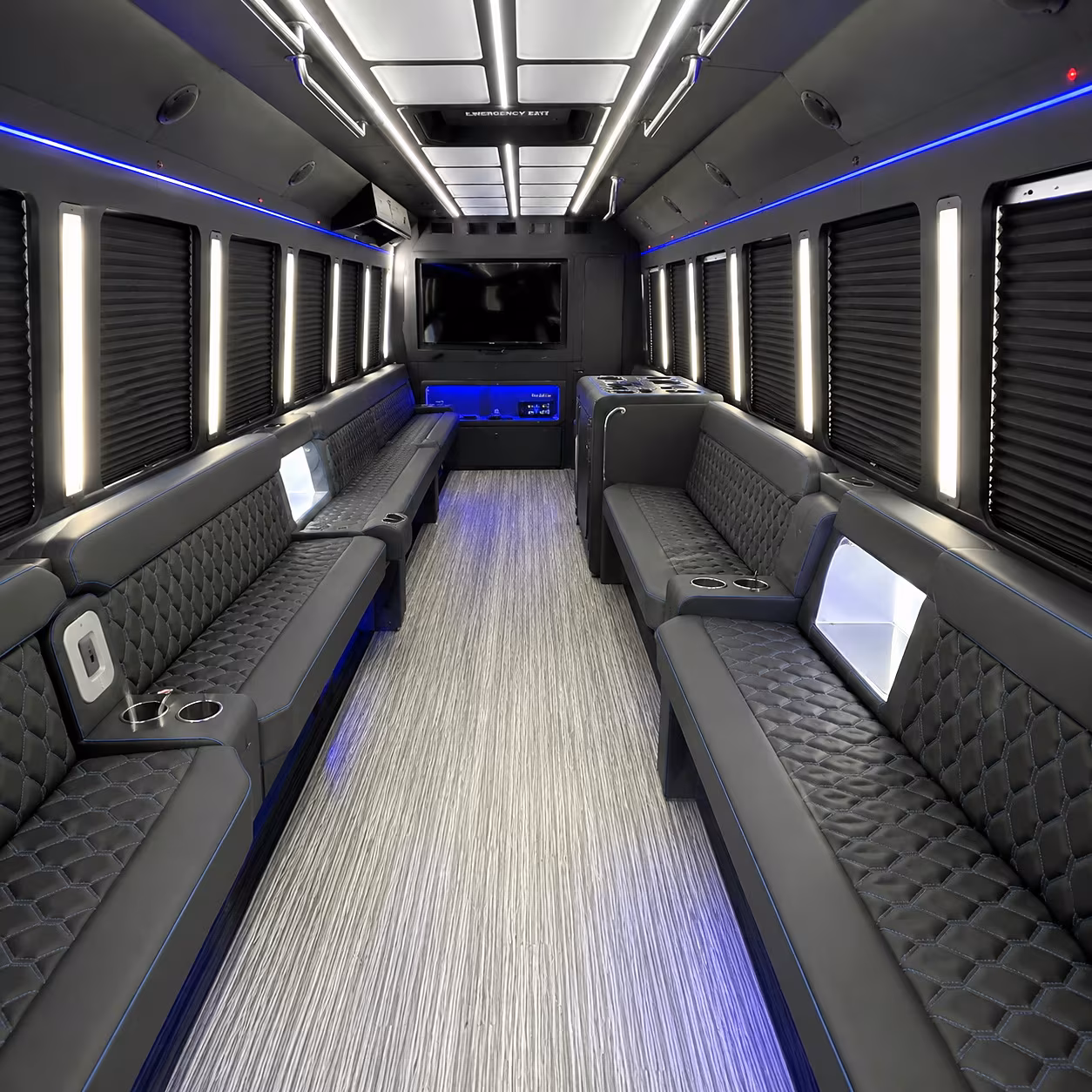 fort myers party bus inside