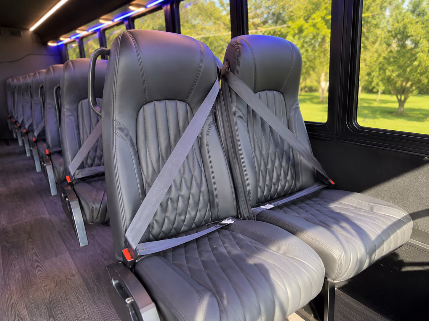 wedding guest shuttle buses between fort myers hotels and your venue